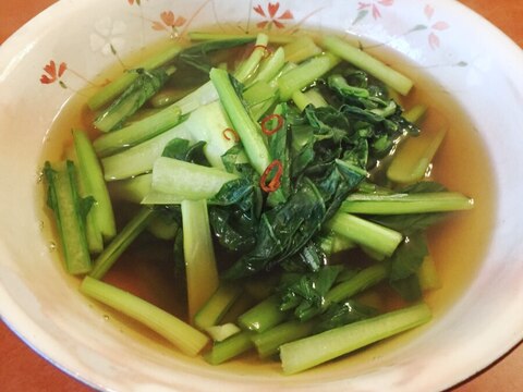 簡単小松菜の煮浸し